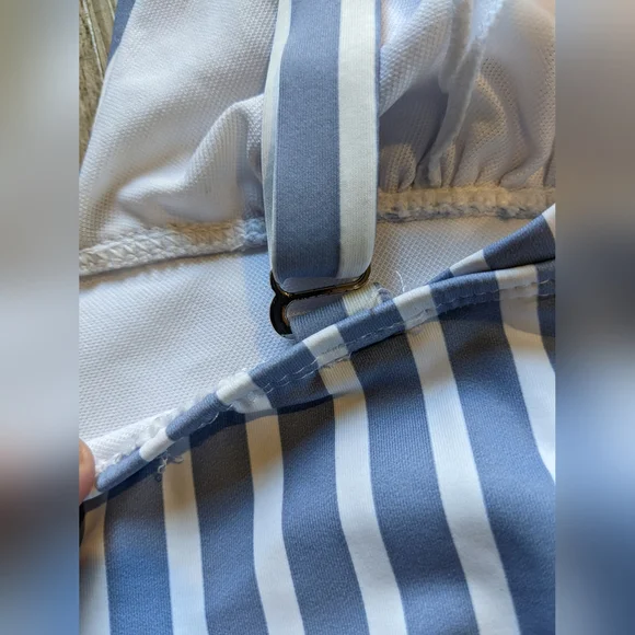 Boutique brand striped one piece swim suit - Picture 3 of 8